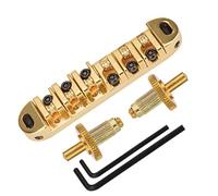 Kit ponte per chitarra elettrica Parti Per Selle A Rulli Per Ponti Per Chitarra Parti Per Chitarre Elettriche Accessori Argento Nero Oro (Color : Gold)