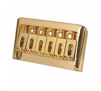 Kit ponte per chitarra elettrica Parti Rigide Fisse Per Chitarra Con Ponte Hardtail Per Chitarra Non Vibrata (Color : Gold)
