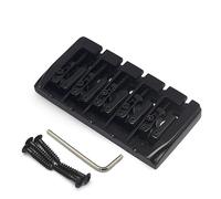Kit ponte per chitarra elettrica Placcatura Per Selle Regolabili Per Ponte Per Basso A 5 Corde Per Chitarra Per Basso (Color : Black)