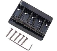 Kit ponte per chitarra elettrica Ponte Per Basso A 4 Corde, Sella Per Ponte Con Cordiera Rigida Fissa In Metallo Per Basso Elettrico