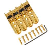 Kit ponte per chitarra elettrica Ponte Per Basso Elettrico 4 Pezzi Ponte Per Basso Individuale Con Accessori Per Basso Elettrico A 4 Corde