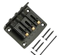 Kit ponte per chitarra elettrica Ponte Per Chitarra A 3 Corde, Cordiera Per Ponte Per Chitarra Elettrica Chitarra A Sella Fissa Con Caricamento Dall'alto (Color : Black)