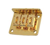 Kit ponte per chitarra elettrica Ponte Per Chitarra A 3 Corde Per Chitarra Elettrica Ponte Per Chitarra Con Scatola Per Sigari (Color : Gold)