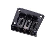 Kit ponte per chitarra elettrica Ponte Per Chitarra A 3 Corde Per Chitarra Elettrica Ponte Per Chitarra Con Scatola Per Sigari (Color : Black)