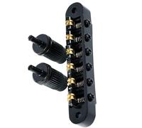 Kit ponte per chitarra elettrica Ponte Per Chitarra Con Sella A Rulli Regolabile Chitarre Elettriche Strumenti A Corda Chitarra (Color : Black)