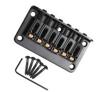 Kit ponte per chitarra elettrica Ponte Per Chitarra Hardtail Per Parti Elettriche A 6 Corde Nero