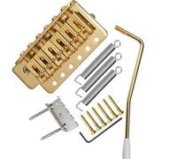 Kit ponte per chitarra elettrica Ponte Tremolo Roller Saddle Con Chitarra Elettrica A Barra (Color : Gold)