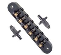 Kit ponte per chitarra elettrica Roller Saddle Bridge Chitarra Roller Saddle Bridge Accessori Per Chitarra Elettrica Cromati (Color : Black)
