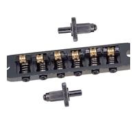 Kit ponte per chitarra elettrica Roller Saddle Bridge Per Chitarra Roller Saddle Bridge Per Chitarra Elettrica Progettato Con Precisione (Color : Black)