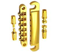 Kit ponte per chitarra elettrica Sostituzione Degli Accessori Per Il Ponte Della Chitarra Sella A Rulli Facile Da Installare (Color : Gold)