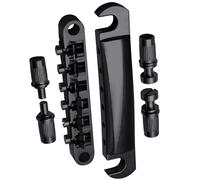 Kit ponte per chitarra elettrica Sostituzione Degli Accessori Per Il Ponte Della Chitarra Sella A Rulli Facile Da Installare (Color : Black)