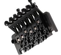 Kit ponte per chitarra elettrica Sostituzione Delle Parti Di Assemblaggio Del Ponte Doppio Tremolo Per Chitarra Elettrica 1 Set (nero)