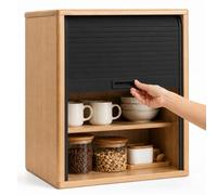 Kit Porta a Tamburo per Mobile da Cucina | ABS, Personalizzabile, Facile da Aprire, Salvaspazio(Black,38x30in (97x76cm))