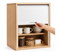 Kit Porta a Tamburo per Mobile da Cucina | ABS, Personalizzabile, Facile da Aprire, Salvaspazio(White,22x38in (56x97cm))