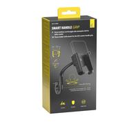 KIT PORTA CELLULARE CON FISSAGGIO ALLA MANOPOLA SINISTRA SCOOTER/MOTO/QUAD