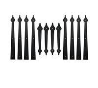 Kit Porta Scorrevole, 4 Maniglie 8 Cerniere Sliding Barn Door Hardware Kit Hardware Garage Handle Cerniera migliore della cerniera decorativa