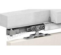 KIT PORTA SCORREVOLE portata 60kg + binario 190cm per porte larghe da 81 a 100cm