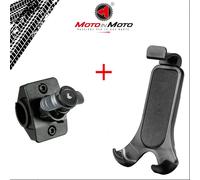 Kit Porta Smartphone Lampa Universale Con Attacco Da Manubrio Cod. 90452 + 90453