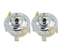 Kit porta spazzole di carbone per RS775 RS750 RS755, affidabile componente in plastica e metallo compatibile con Bosch (2 Portaspazzole in carbonio con lamiera metallica)