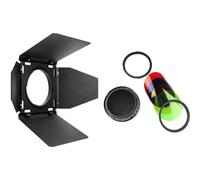 Kit portafiltri frangiflusso Godox BD-08 Barndoor con filtri