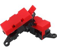 Kit portafusibili a lama piatta Midi da 200 A, per sistemi elettrici di auto e camper, blocco fusibili in linea per automotive, marine e camion, protezione durevole per amplificatori audio