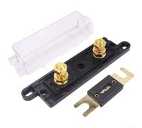 Kit portafusibili per auto, 4 pezzi, per sistemi audio e inverter (80A)