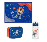 Kit Portamerenda con Tovaglietta e Borraccia, scuola, bambini