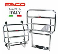 KIT PORTAPACCHI ANTERIORE + POSTERIORE CROMATO FACO VESPA PX 125-150 2011-2016
