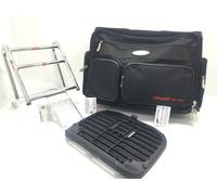KIT PORTAPACCHI CROMATO POSTERIORE VESPA PX 125 150 BORSA MEDIUM BAG RONCATO