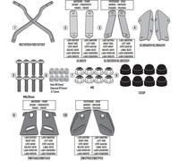Kit Portapacchi Givi SR2167 per Bauletto Monokey/Monolock, Yamaha X-Max 125-300