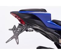 Kit portapiatti PROTECH comprensivo di riflettore e piastra leggera in acciaio inox/alluminio verniciato a polvere nero, nero