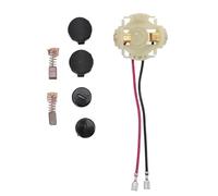 Kit Portaspazzole con 2 Spazzole di Carbone 1 Supporto 2 Tappi 2 Copri Tappi Compatibile con BGA450 BGA452 DGA452 BGD800 BJS160 BJS161 Sostituisce 638921-2 419518-4 643954-4