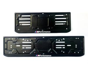 Kit Portatarga Auto ferro solido BMW M Performance Anteriore Posteriore +12 clip