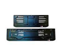 Kit Portatarga Auto ferro solido Design BMW M Anteriore Posteriore +12 clip