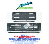 KIT PORTATARGA AUTO IN PLASTICA NERA TOYOTA BZ4X