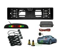KIT PORTATARGA CON TELECAMERA RETROMARCIA 4 SENSORI DI PARCHEGGIO CON SEGNALE