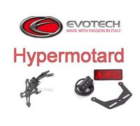 Portatarga Regolabile Evotech X Ducati Hypermotard 1100 2007 2008 2009 2010 2011