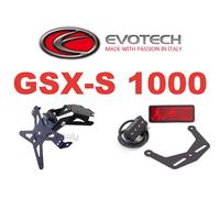 Kit Portatarga Luce e catadiottro Evotech Suzuki GSX-S 1000 2016 2017 2018 2019
