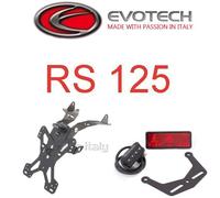 Kit portatarga regolabile Evotech per Aprilia RS125 RS 125 2006 2007 2008