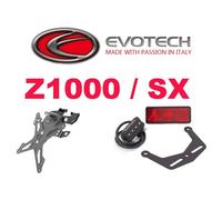 Kit Portatarga Regolabile Evotech Per Kawasaki Z1000 Z 1000 Sx 2016 2017 2018
