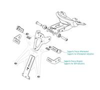 KIT PORTATARGA REGOLABILE LIGHTECH ITA/DE/SLO PER TRIUMPH TRIDENT 660 2021-2024