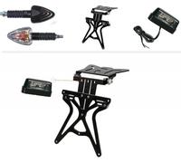 Kit Portatarga Regolabile Universale Con Frecce E Luce Targa