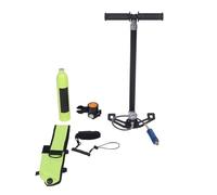 Kit Portatile 0,5L con Filtrazione a Tre Strati - Kit di Immersione di Respirazione Subacquea, Include Valvola Respirazione, Manometro e Pompa per 5-10 Minuti Immersione - per e Divertimento in