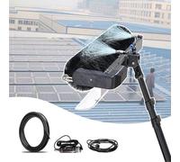 Kit Portatile per la Pulizia dei Pannelli solari con Asta Estensibile in Alluminio (3,5 m/5,5 m/7,5 m), Spazzola a Rullo alimentata ad Acqua (60 cm) per Una Pulizia efficiente di Pannelli so
