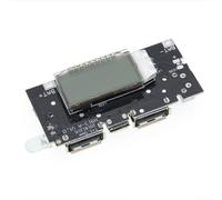 Kit portatile Power Bank Dual USB Charger Board 5V 1A 2.1A Modulo PCB con LCD digitale per fai da te per assemblaggio batteria con arresto di ricarica intelligente