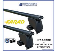 KIT PORTATUTTO + BARRE DA TETTO FARAD RENAULT MEGANE 3 COUPE' 2008 ->