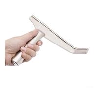 Kit portautensili per tornio con forma a S, curva rotonda, curva dritta grande e piccola per foro base da 2,5 cm, adattatore per tornitura legno in acciaio galvanizzato #45 per (grande curva dritta)
