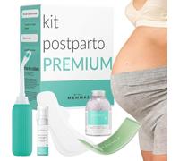 Kit Post Parto Mamma Recupero Perineale Igiene Intima Post Partum Mutande Monouso Assorbenti Ospedalieri Bottiglia Perineale Spray Lenitivo Aloe Vera Pad Freddo Caldo Sali Bagno Relax Benessere Donna