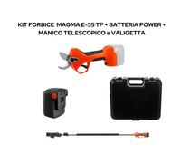 Kit Potatura con Forbice Magma E 35 + Manico + Batteria 2,6 Ah + Valigetta STOCK
