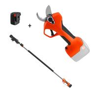 Kit Potatura Forbice Elettrica a Batteria 21V con Asta Telescopica 3,5m STOCKER